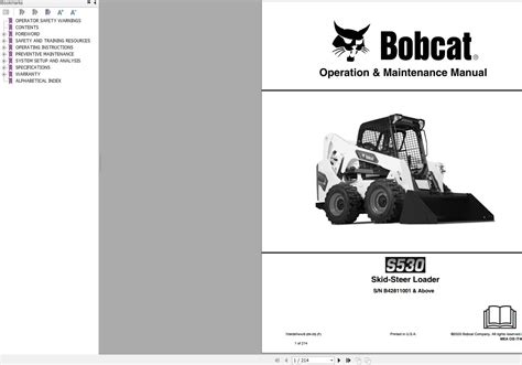 bobcat s530 skid steer label|bobcat s530 manual pdf.